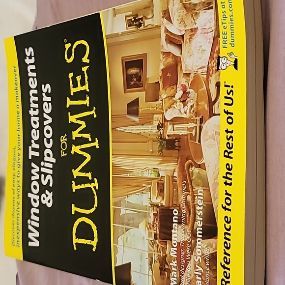 Window Treatments & Slipcovers for Dummies Book - Picture 1 of 4
